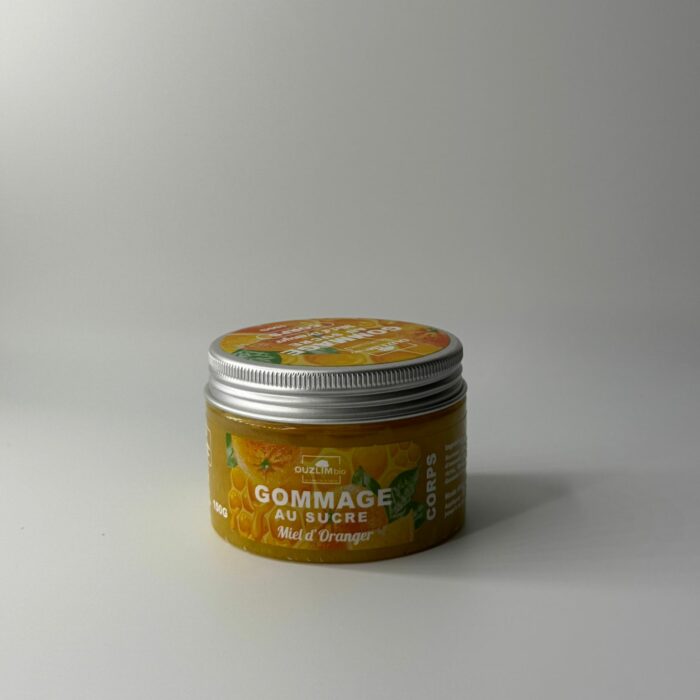 Gommage au sucre miel et fleur d'oranger Gommage au sucre miel et fleur d'oranger